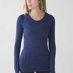 Lululemon Athletica Navy Long Sleeve Tee